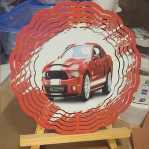 Tef Mustang 8in Metal wind spinner